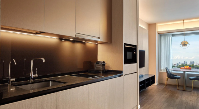 Premium pokoj 1 ložnice Pan Pacific Serviced Suites Orchard
