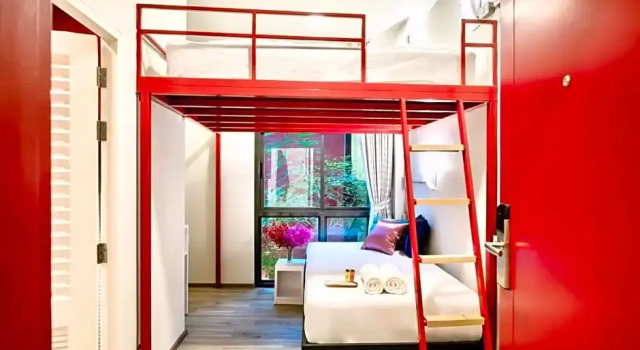 Двухместный номер Standard Дуплекс Red Door Samsen Hotel, Bangkok