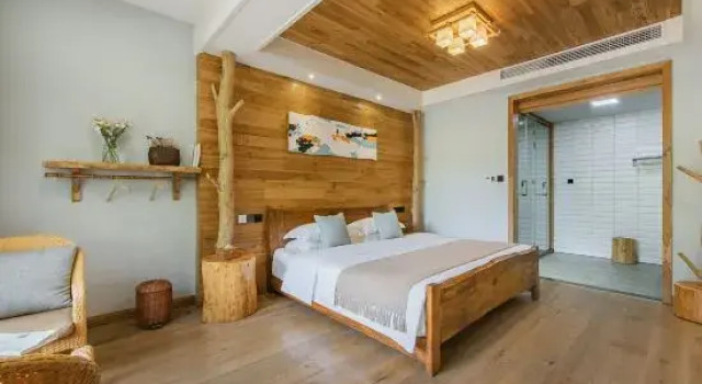 Люкс Deluxe Anji Qingshi Shang · Cave Hot Spring Homestay