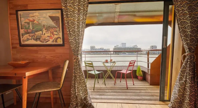 Апартаменты с балконом Superbe Péniche En Centre Ville
