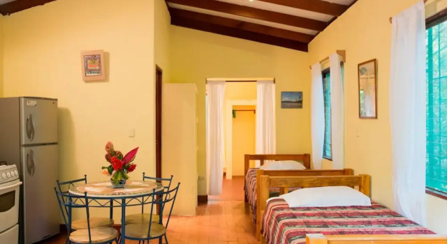 Семейный коттедж с 2 комнатами с видом на сад Nosara B&B Retreat