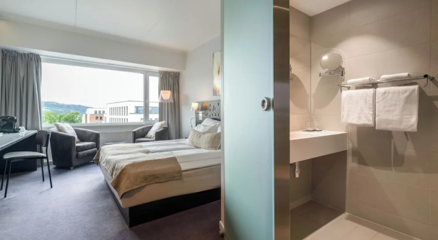 Двухместный номер Superior Quality Hotel Strand Gjøvik