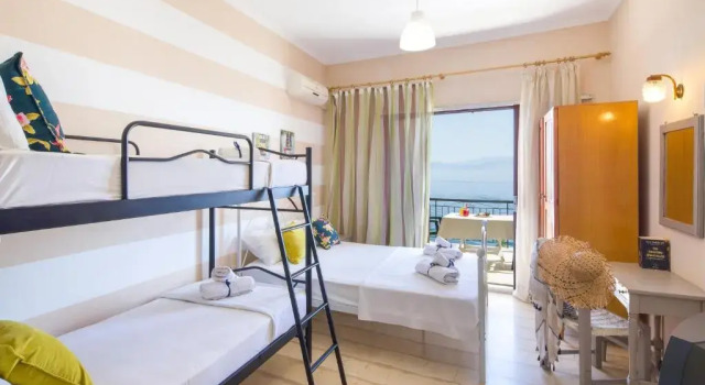 Апартаменты Corfu Bay sea view apartments 100m from the beach