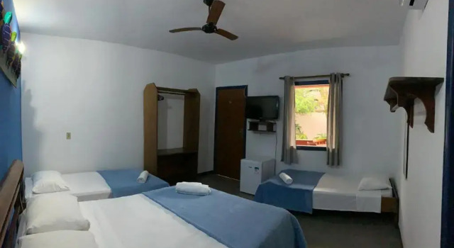 Четырёхместный номер Standard Pousada Manacá Paraty