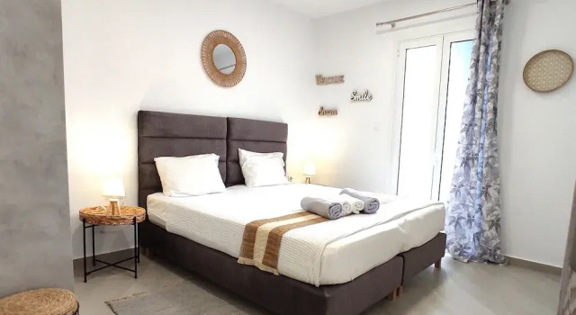 Modern Mykonos 2 Bd Aqua w shared Pool, Rezervasyon Otel Chalara Yunanistan