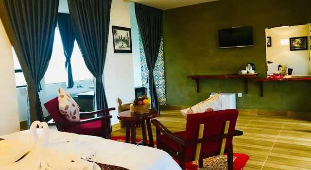 Двухместный номер Deluxe с балконом и с красивым видом из окна Moloppor Villa