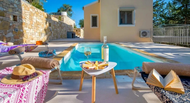 Коттедж Villa Alexandros Swimming Pool Walk to Beach A C Wifi - 3454