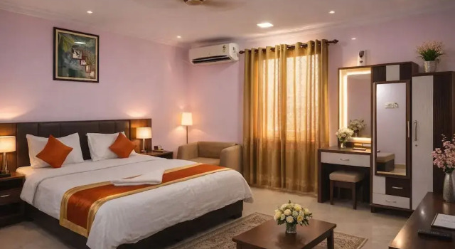 Двухместный номер Deluxe Hotel Sarweshwary