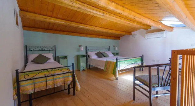 Трёхместный номер Standard с видом на море Agriturismo Alle Riserve Cavagrande