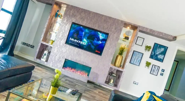 Апартаменты Luxury 9ine Bull Ring Apartment, Stunning city view, Free Parking, Amazing Fireplace