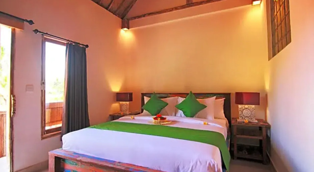 Suite Ballcony 4 Galang hari villa, Rezervovat Vila Chaty v Bali, Chalupa