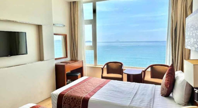 Двухместный номер Deluxe с видом на море Nha Trang Wonderland Hotel