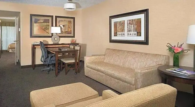 Четырёхместный номер Standard c 1 комнатой Embassy Suites Birmingham