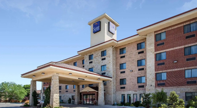 Кровать в общем номере Sleep Inn & Suites Lubbock West
