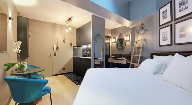 Charming Studio -2p- Auteuil, Забронировать Апарт-отель Отели Парижа с бассейном, рядом с Мирабо, Бассейн