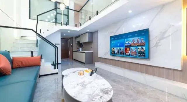Трёхместный люкс Дуплекс Jilaideng International Holiday Apartment (Shanwei Poly Jinluwan Branch)