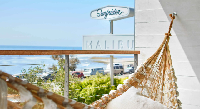 Люкс с видом на море The Surfrider Malibu