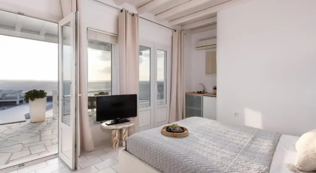 Двухместный номер Standard с балконом и с видом на море Marina Sunset View Mykonos