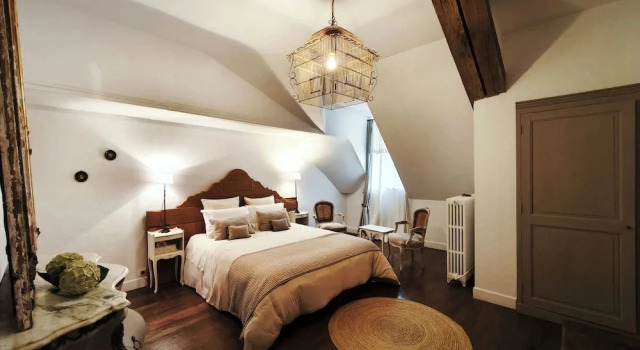 Люкс Deluxe с видом на сад chambre dhôtes Madame