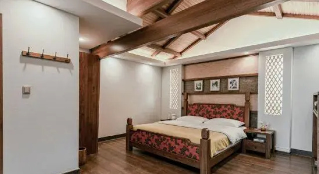 Люкс Дуплекс с видом на внутренний двор Lijiang Lanrun Homestay (Mufu Area, South Gate of Lijiang Old Town)