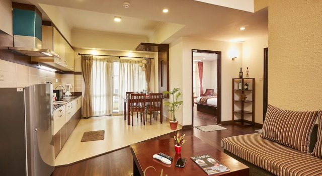 Люкс с видом на горы Suite Homes, Serviced Apartment Hotel