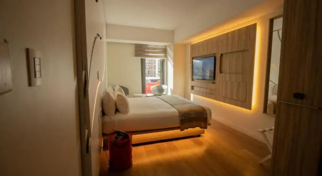 Двухместный номер Standard с балконом Hotel Nodo - El primer hotel de negocios en Chile