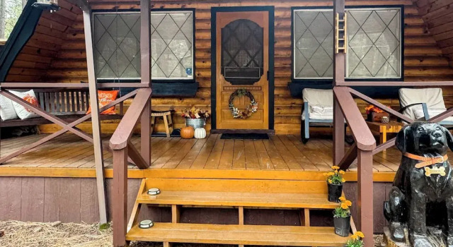 Коттедж Fire Pit! A-frame Escape, 33 Mi to Sunrise Park