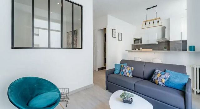 Appart entier avec 1 chambre, 4 personnes max+ internet(FIBRE) / Entire Flat with 1 bedroom, for 4 people max + internet (FIBER OPTIC), Забронировать Апартаменты/квартира Марсель Буш-дю-Рон