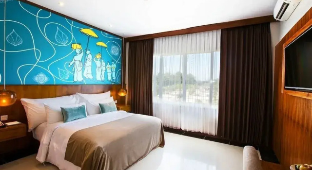 Двухместный номер The Leaf Deluxe Курорт The Leaf Jimbaran