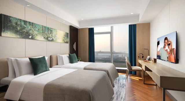 Двухместные апартаменты Deluxe c 1 комнатой Ascott New District Wuxi