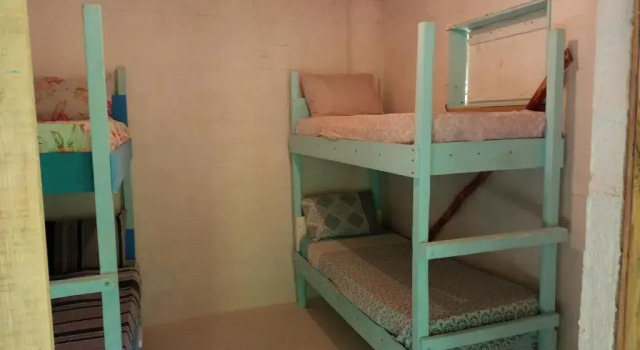 Кровать в общем номере Hostel Vista Verde