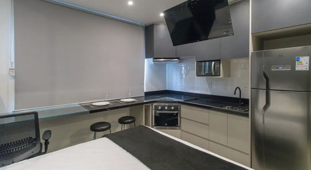 Студия Studio Near Ibirapuera Shopping Mall Sp-ap12