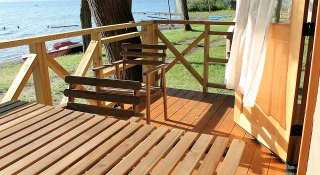 Тент c 1 комнатой рядом с пляжем Parco Del Lago Glamping And Camping