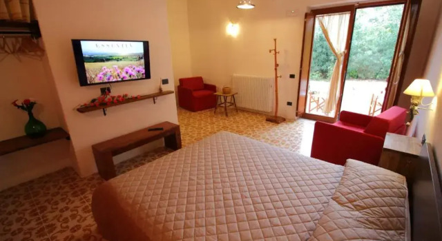 Семейный номер Standard с видом на сад Agriturismo Essentia dimora rurale