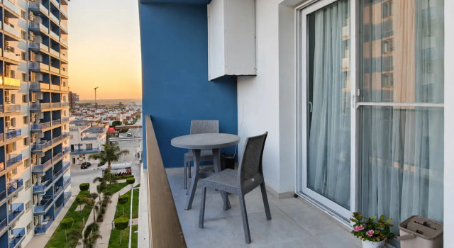 S Vidom Na More Royal Life Poseidon A100 Studiya Apartments, Varaa Huoneisto Trikomo (İskele) Northern Cyprus
