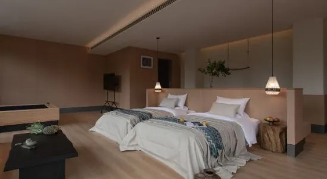 Двухместный люкс с видом на закат Qixi Meidi Hotel