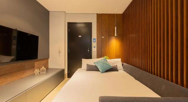 Easy Star- Charmoso Studio ao lado do Aeroporto de Congonhas - DA01H, Забронировать Отель Сан-Пауло штат Сан-Паулу