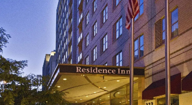 Кровать в общем номере Residence Inn by Marriott Washington, DC National Mall