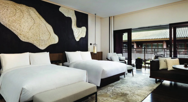 Четырёхместный номер Deluxe с балконом JW Marriott Hotel Qufu