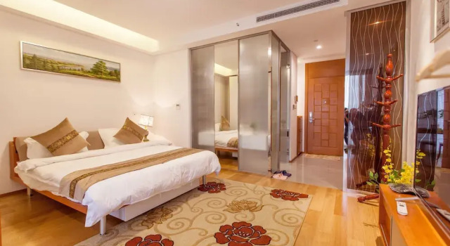 Номер Deluxe Suzhou Moon Bay Service Apartment