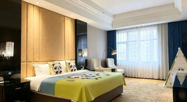 Двухместный семейный люкс Tianfu Jiuding International Hotel