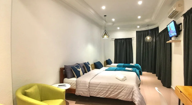 Коттедж Deluxe c 1 комнатой iBook9 Deluxe Family Suite by iBook Homestay