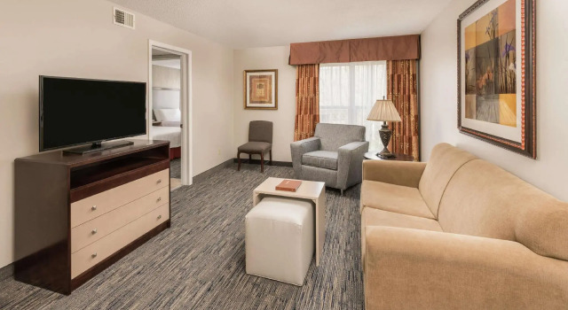 Четырёхместный люкс c 1 комнатой Homewood Suites by Hilton Chicago - Schaumburg