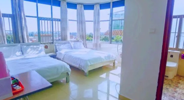 Люкс с видом на море Penglai Hostel