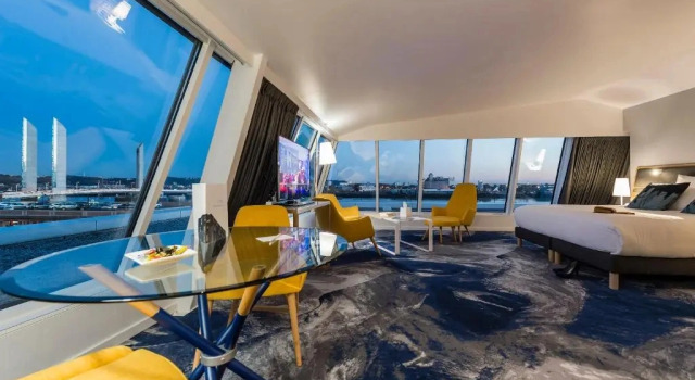Люкс с видом на реку Seekoo Hotel Bordeaux