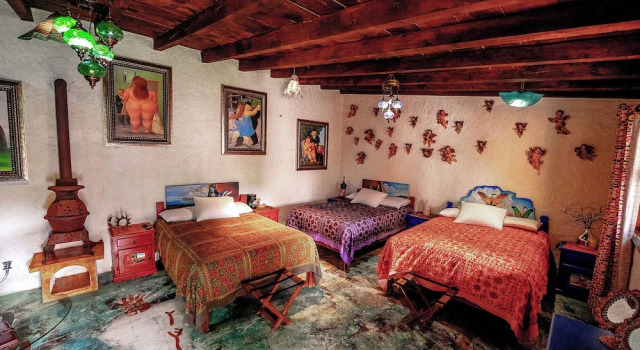 Трёхместный люкс Hacienda Tepetlcalli 1870 Hotel Museo & Spa