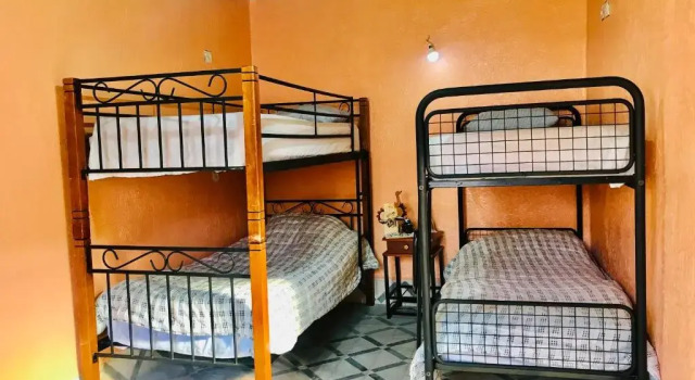 Łóżko w pokoju wieloosobowym Downtown Hostel Fez - Hostel