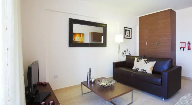 Студия с видом на море Chloraka Terrace Apartments