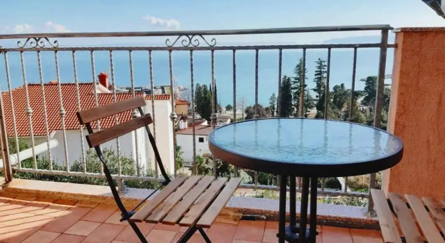 Студия с балконом и с видом на море Villa Mihaela
