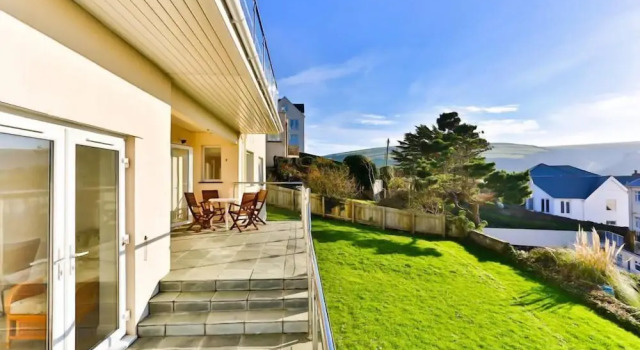 Woolacombe Garden Apartment 2 Bedrooms, Book Lejlighed Lejligheder i Woolacombe, nær Combesgate Beach, Lejlighed